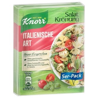  크노르 Knorr 이탈리안 스타일 샐러드 허브 드레싱 40g