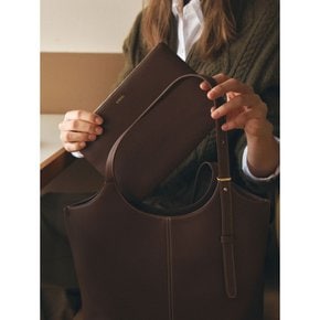 90 Veneta Bag Medium Wood Brown