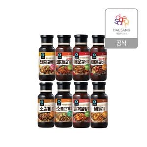  청정원 고기양념500g(갈비/불고기/찜닭) 10종 택 3개 골라담기