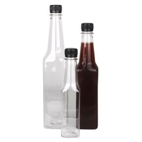 대원 사각와인페트병/더치커피병(500ml/똑딱이중뚜껑)