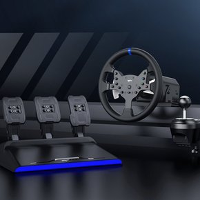 PXN V99 레이싱 휠 PC PS4 XBOX호환 포스피드백 페달 변속기 포함 무료배송
