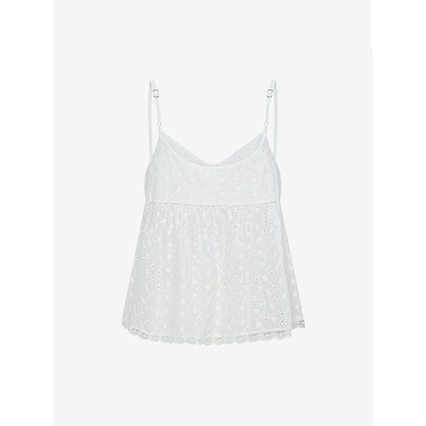 레이스 펀칭 뷔스티에 블라우스 (TKBAF2462)