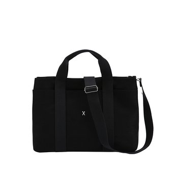 조셉앤스테이시 Stacey Daytrip Tote Canvas M Black