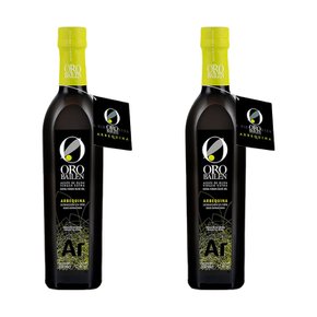 스페인 ORO BAILEN 오로 바일렌 아르베키나 엑스트라 버진 올리브 오일 ARBEQUINA 500ml 2개