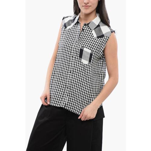 울리치 블라우스 CFWWSI0046FRUT2102 30122 Black White