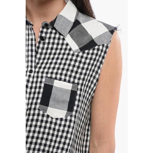 울리치 블라우스 CFWWSI0046FRUT2102 30122 Black White