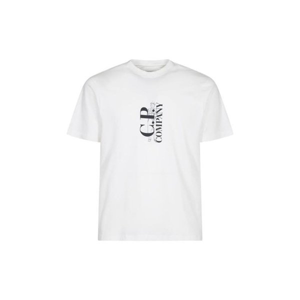 25SS 씨피 컴퍼니 반팔 티셔츠 18CMTS138A005100W800 BLUE FOX DOM