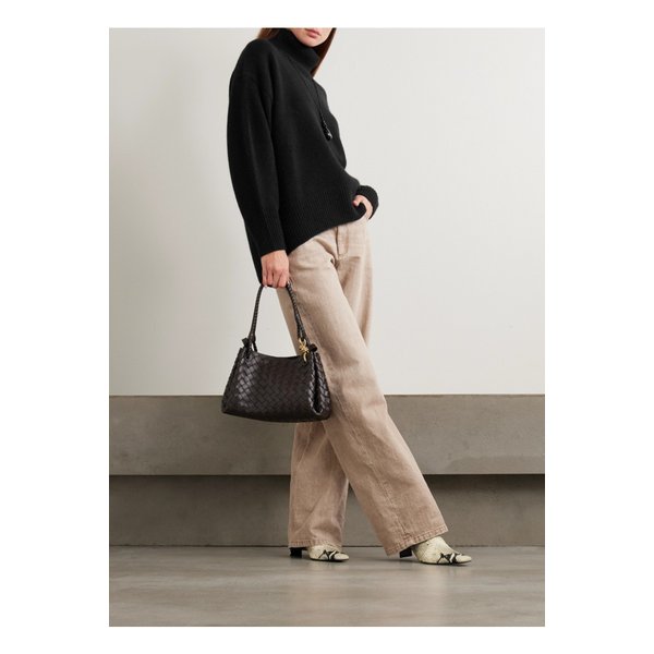 아치4 월즈 엔드 오버사이즈 캐시미어 터틀넥 스웨터 블랙 46376663162866769