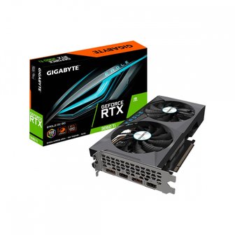  GIGABYTE NVIDIA GeForce RTX3060Ti GDDR6 8GB GV-N306TEAGLE OC-8GD R2.0 탑재 그래픽 보드