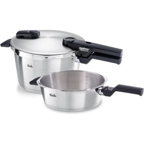 일본 휘슬러 프라이팬 Fissler Vitaquick 프리미엄 2종 세트 2.6쿼트 압력팬세트 4.8쿼트 압력솥