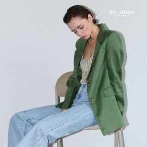 25SS 프렌치 린넨100 헤링본 자켓