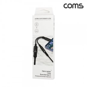 IH618 Coms TypeC오디오젠더13cmC타입to3.5mm+충전