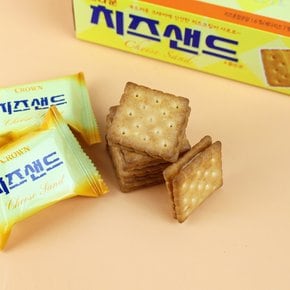 크라운 치즈샌드 240g x 3통 /크래커 사무실간식