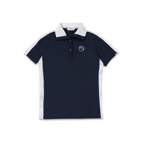 cool tech coloring T-shirt navy