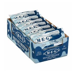  [해외직구]MEG - Military Energy Gum 엠이지 밀리터리 에너지껌 24팩