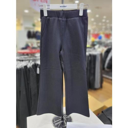 에꼴리에 세이브존06 본딩 브츠컷 면바지 23D0252(BK)(1)