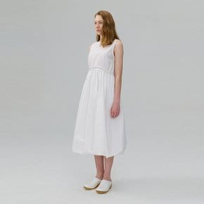 Piped Waist Dress_IVORY