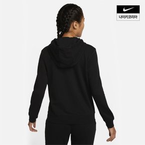 우먼스 나이키 스포츠웨어 클럽 플리스 풀집 후디 AS NIKE DQ5472-010