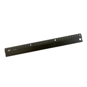 브레인 알루미늄 자 검정 30cm