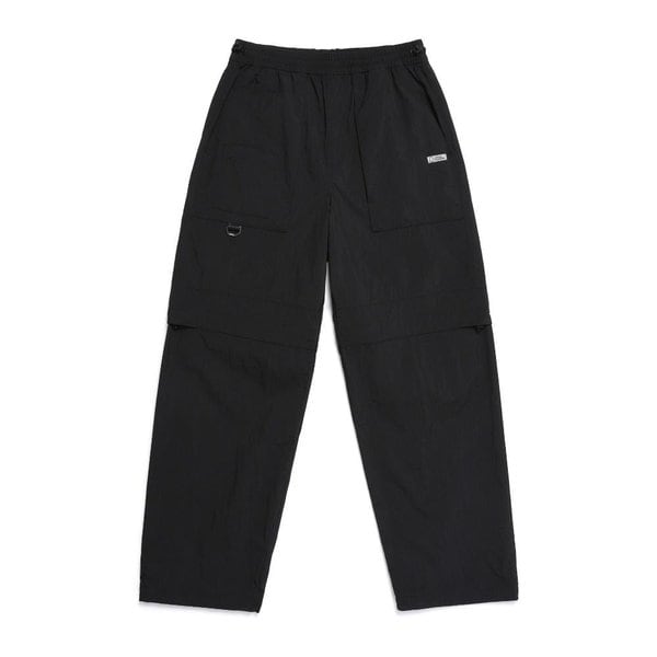 [여주점] N252UPT130 NRN 셔링 우븐 셋업 릴렉스핏 팬츠 CARBON BLACK