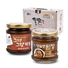[영월농협] 동강마루 장맛장류2종세트(영월콩된장+막장 각250g)