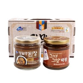 [명절 후 배송] [영월농협] 동강마루 장맛장류2종세트(영월콩된장+막장 각250g)