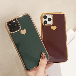 크리스탈 골드라인 클리어뷰 케이스 아이폰 8 se2 XS MAX XR 11 pro 갤럭시 노트10