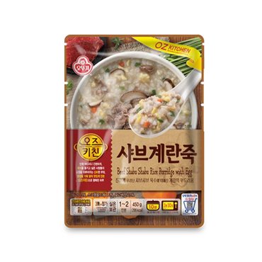 인정식탁 [오뚜기] 오즈키친 샤브계란죽 450g x 18