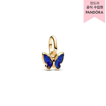 판도라 [백화점 보증서 제공] 블루 버터플라이 미니 댕글 참 763825C01