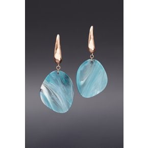 Cyan Blue Quasimodo Earrings