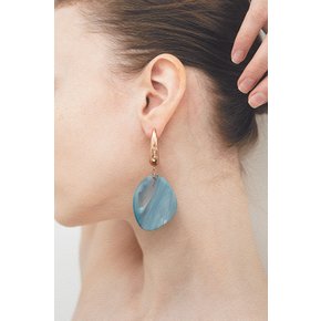 Cyan Blue Quasimodo Earrings