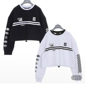 R2419T181배색테이프 크롭맨투맨_KG