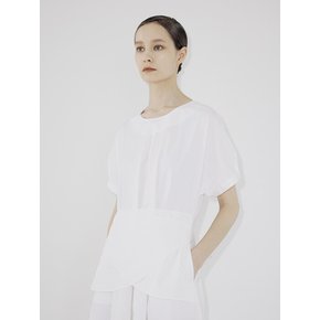 Double Wrap Dress - White