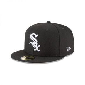 [해외] 928682 뉴에라 모자 MLB [시카고 화이트삭스] Black and White Basic 59FIFTY Hat