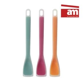 2종세트 이태리 AM 실리콘 투톤 미니 스파츌라 주걱