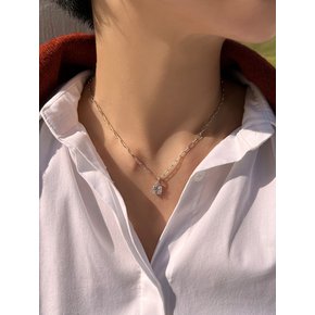 Asscher Chain Necklace (2ct Size)
