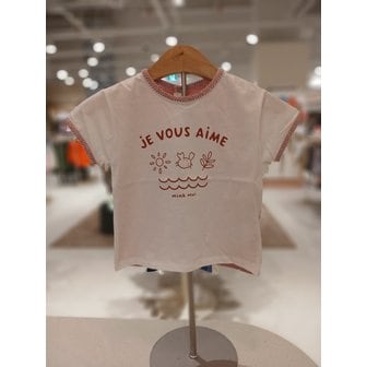 밍크뮤 [부산점] 소프트컬러배색티셔츠(3531533204)