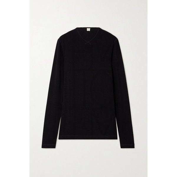 자카드 니트 탑 블랙 1647597321475121