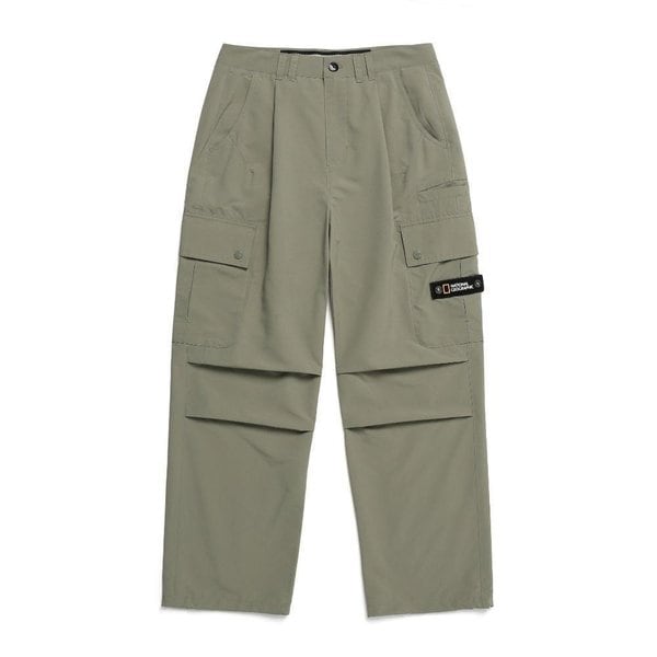 [여주점] N241WPT070 여성 아나스 볼륨 와이드 카고 팬츠 카키