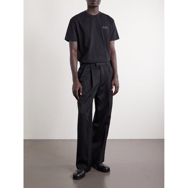 로고 아플리케 코튼 저지 티셔츠 46376663163056669