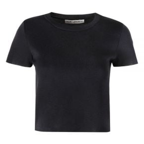 KNITTED T-SHIRT (W2233KTB) (니트 크롭 티셔츠)