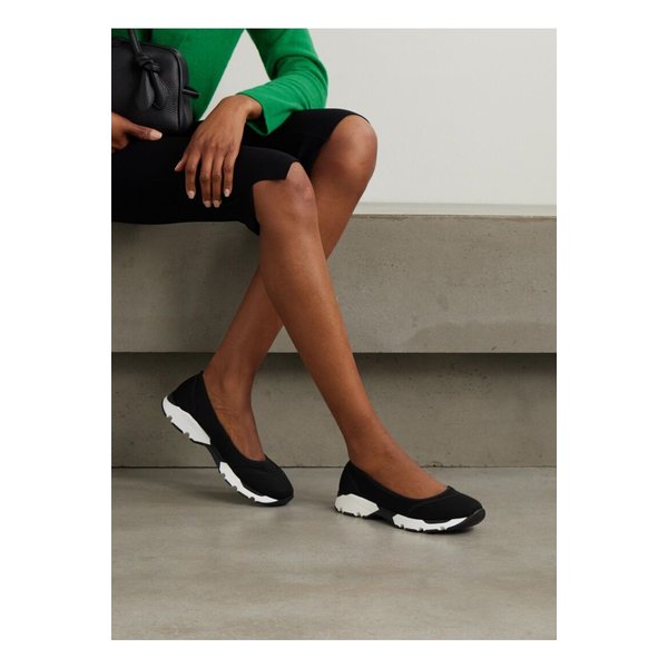 스타우드 지노 패널 네오프렌 발레리나 플랫 블랙 1647597358651114