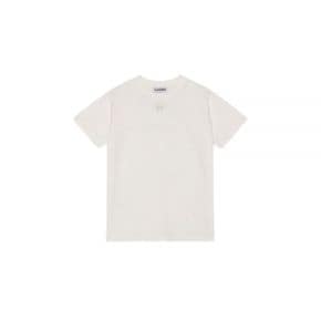 24FW white BASIC JERSEY RHINESTONE RELAXED T-SHIRT (T3946 135) (화이트 베이직 저지