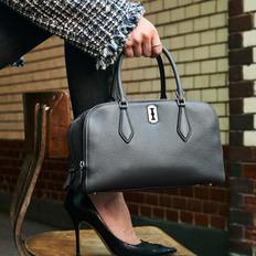 분크 Halfmoon Two Block Tote S (하프문 투 블럭 토트 스몰) Stone Grey _ VQB4-1TO718-1GYXX