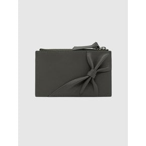 Bow Sheep Leather Cardwallet_Mid Grey