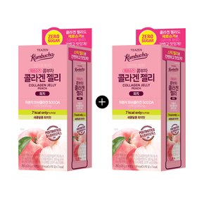 [본사 직영] [1+1] 티젠 콜라겐 젤리 피치 14스틱 (총 4주분 / 저분자피쉬콜라겐 함유)