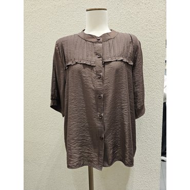 메종블랑쉬 어깨핀턱블라우스 M252MBL560K