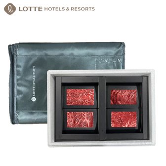 LOTTE HOTELS ][롯데호텔] 1등급 암소한우 정육세트 6호 800g (불,국,장,산)