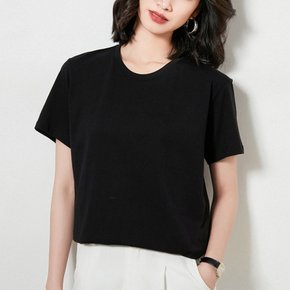 남녀공용 데일리 무지 반팔티셔츠 이너티 이지웨어 홈웨어 Bon-2671