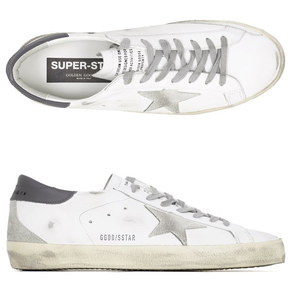[부산점] 25FW 화이트 아이스 다크그레이 슈퍼스타 클래식 스니커즈 GMF00102 F006113 11915